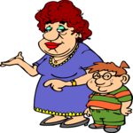 Mother & Child 3 Clip Art