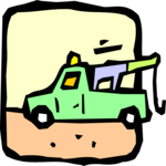 Tow Truck 1 Clip Art