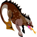 Dragon 098 Clip Art