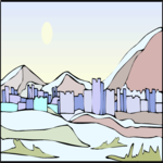 Winterscape 27 Clip Art