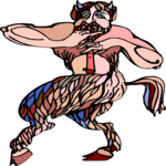 Satyr 1 Clip Art