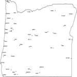 Oregon 12 Clip Art