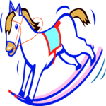 Rocking Horse 09 Clip Art