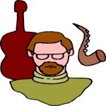 Bass Player 14 Clip Art