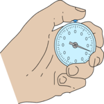 Stop Watch - Analog 16 Clip Art