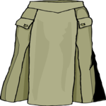 Skirt - Long Clip Art