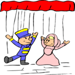 Puppet Show 3 Clip Art