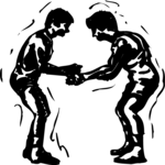 Wrestling 09 Clip Art