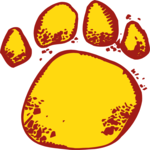 Paw Print 1 Clip Art