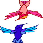 Hummingbirds 2 Clip Art