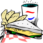 Sandwich Meal Clip Art