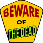 Beware of the Dead Clip Art