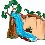 Waterfall 09 Clip Art