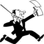 Businessman - Happy 04 Clip Art