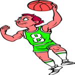 Basketball Player 21 Clip Art