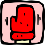 Boxing Glove 2 Clip Art