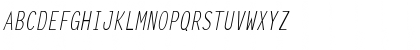 LetterGothicCond Italic Font