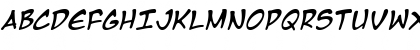 Manga Temple Italic Font