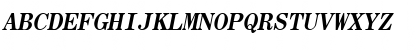 RomanFixedWidth Bold Italic Font