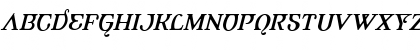 Alembic RegularItalicTwo Font