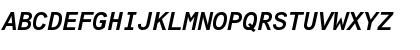 Arial Monospaced MT Bold Italic Font