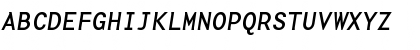 BaseMonoWideReg RomanItalic Font