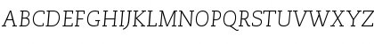 PMN Caecilia 46 Light Italic Font