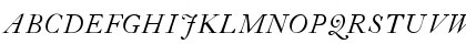 CaslonZH-Italic Regular Font