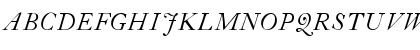 CaslonZL-Italic Regular Font