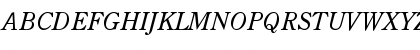 Century Old Style Italic Font