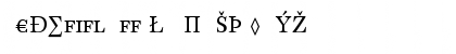 CliffordEighteen CapsExpert Font