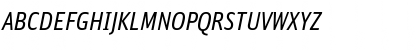 DB Sans Comp Regular Italic Font