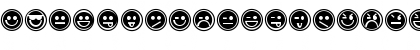 Emoticons Outline Regular Font