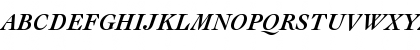 Engravers' Oldstyle 205 Bold Italic Font