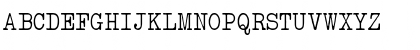 Bulletin Typewriter MN Regular Font