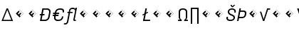 HydraText-RegularItalicExp Regular Font