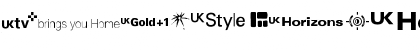 UKtv Family Logos Regular Font