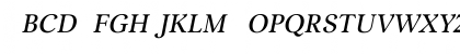 LombaMediumItalic Regular Font