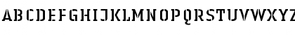 LTAuthenticStencil Regular Font