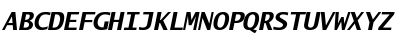 Lucida Sans Typewriter Bold Oblique Font