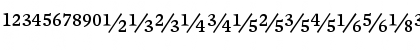 Mercury Numeric G3 Roman Font