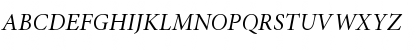 Minion Pro Italic Subhead Font