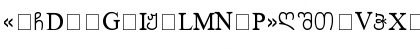 Chveulibrivi Mtavr TT Regular Font
