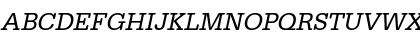 URWTypewriterT Oblique Font