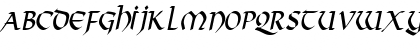 Valhalla Condensed Italic Font