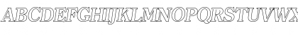 ChristianBeckerOutline Bold Italic Font