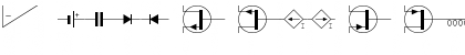 Circuits Plain Font