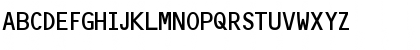 OCR2SSK Regular Font