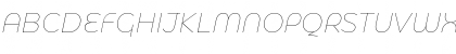 Eastman Alternate Trial Thin Italic Font