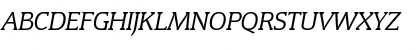 CongressSerial Italic Font